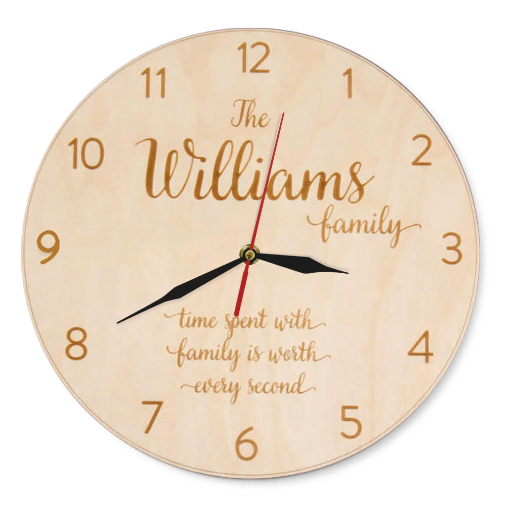 Tree of Life Wooden Wall Clock