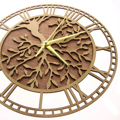 Tree of Life Wooden Wall Clock