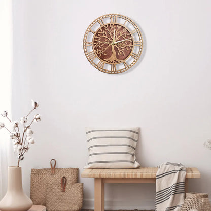 Tree of Life Wooden Wall Clock