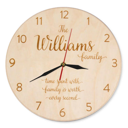 Tree of Life Wooden Wall Clock