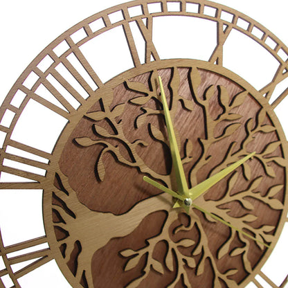 Tree of Life Wooden Wall Clock