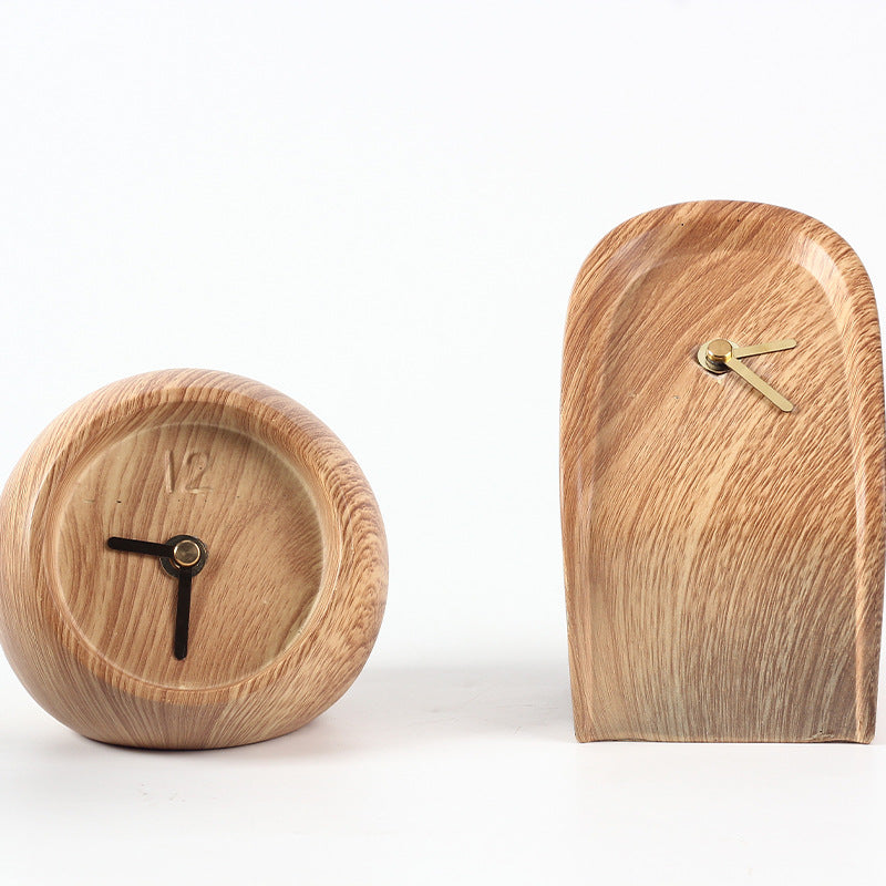 Modern Solid Wood Table Clock