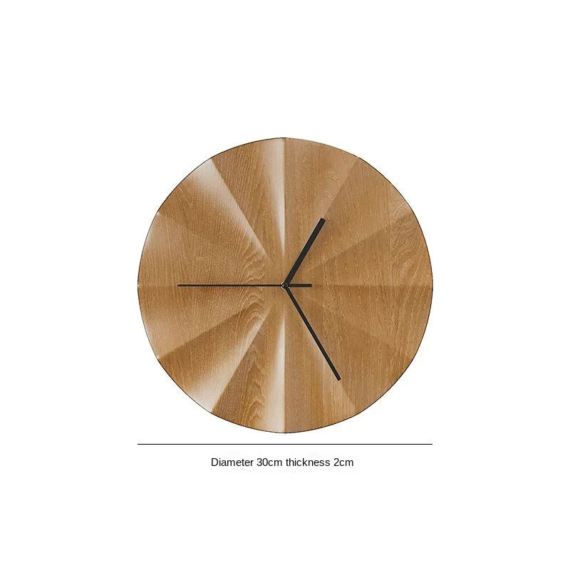 Modern Wooden Silent Wall Clock