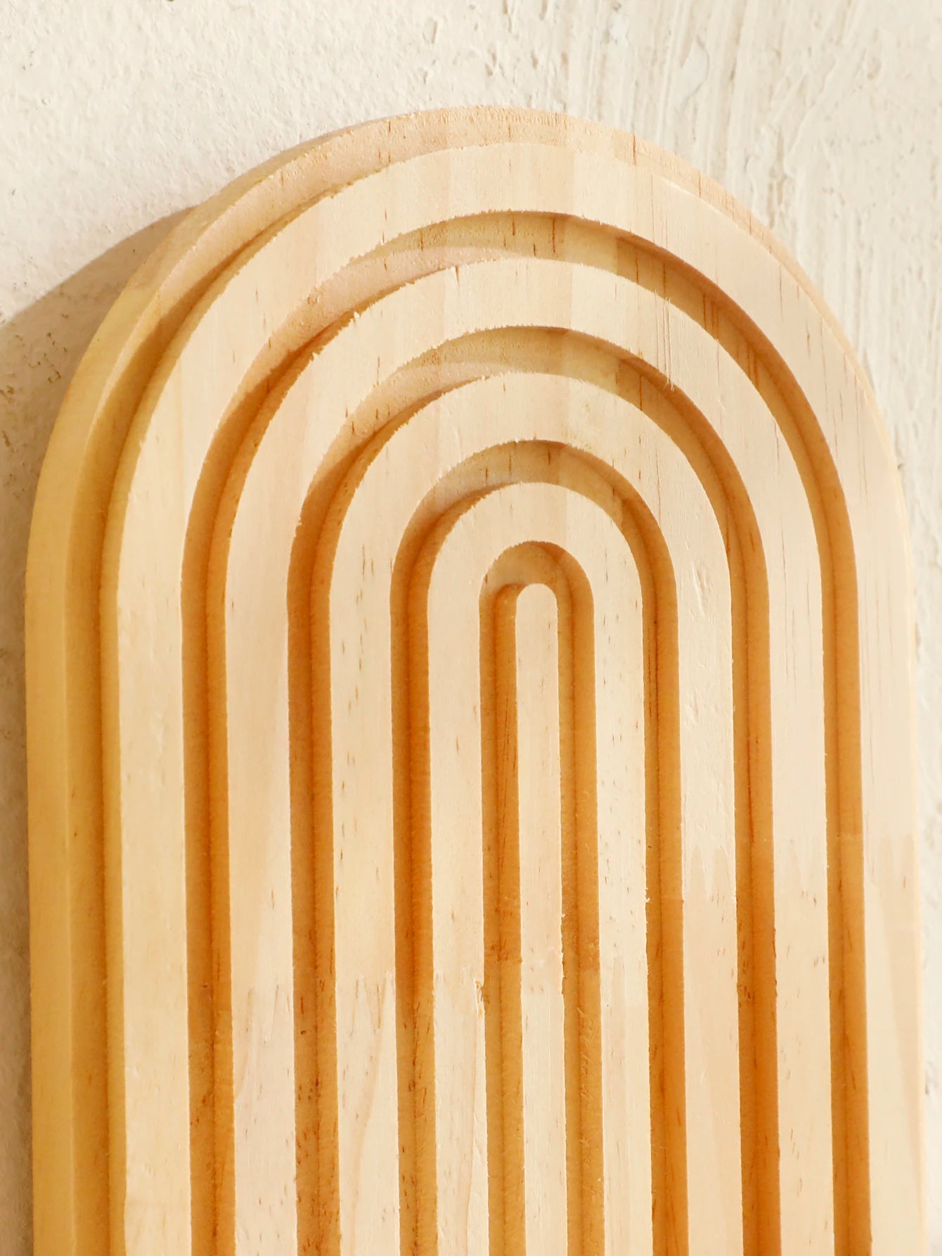 Boho Wooden Floating Wall Shelf
