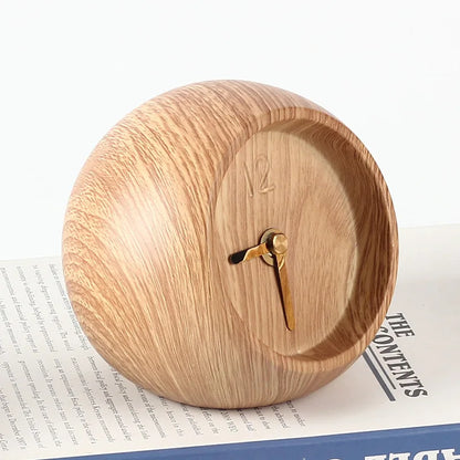 Modern Solid Wood Table Clock