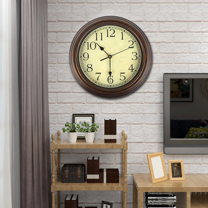 Vintage Large Silent Wall Clock