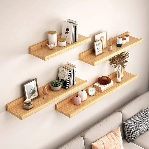 Minimalist Wood Display Shelf