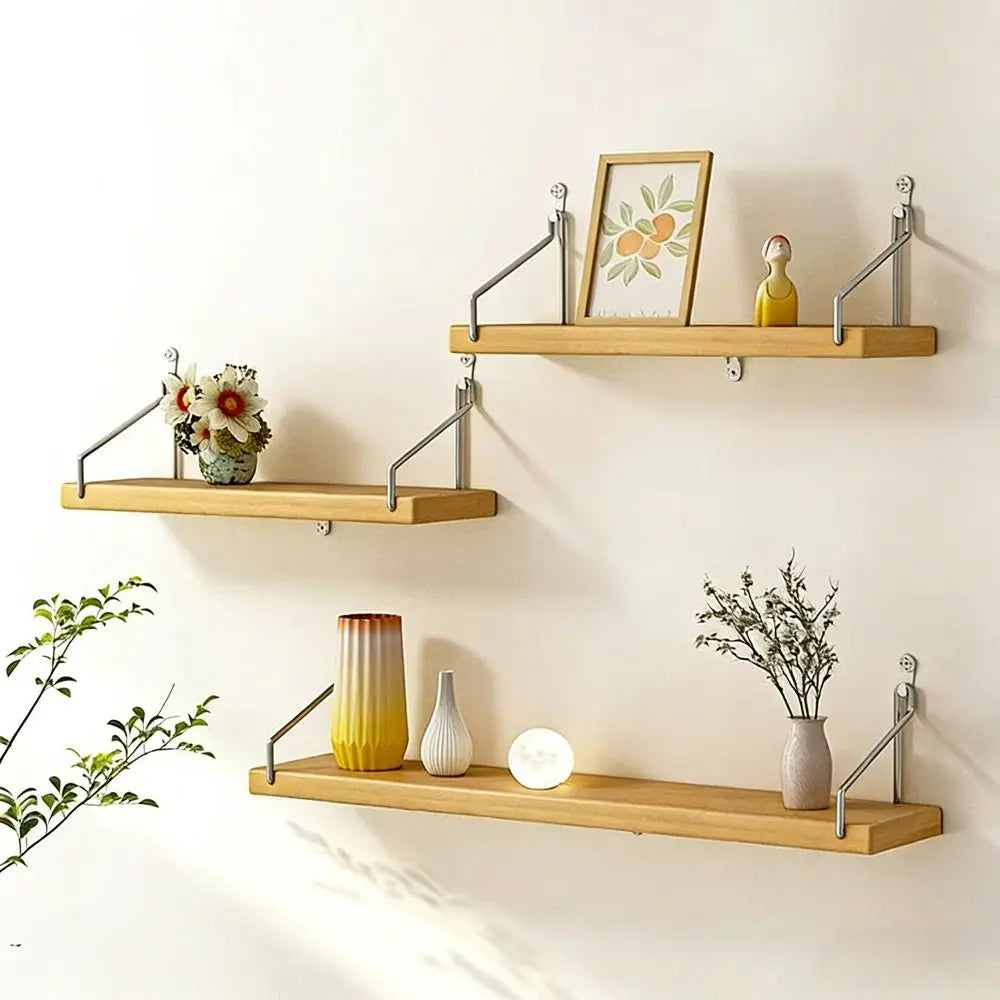 Wooden Wall Mounted Storage Shelf