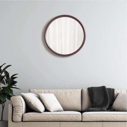 Irregular Wooden Wall Vanity Mirror