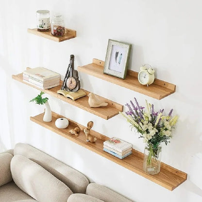 Minimalist Wood Display Shelf