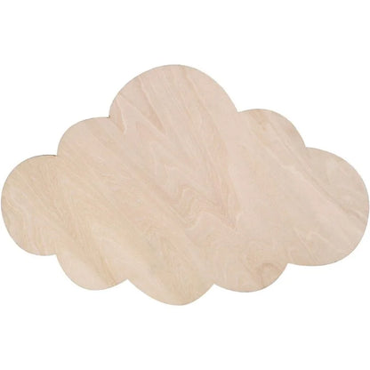 Cloud Wooden Kids Wall Mirror