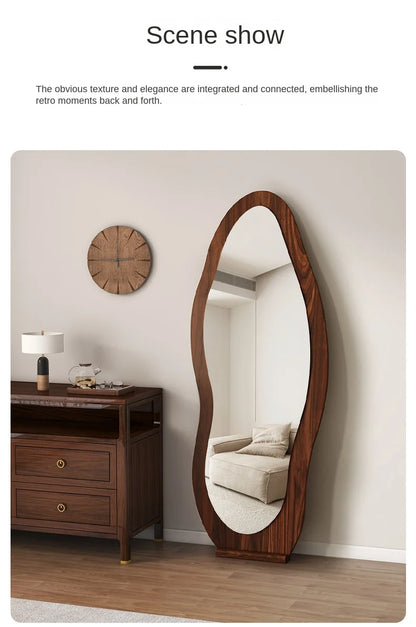Irregular Full Length Floor Mirror