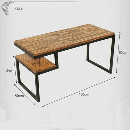 Industrial Iron Side Table
