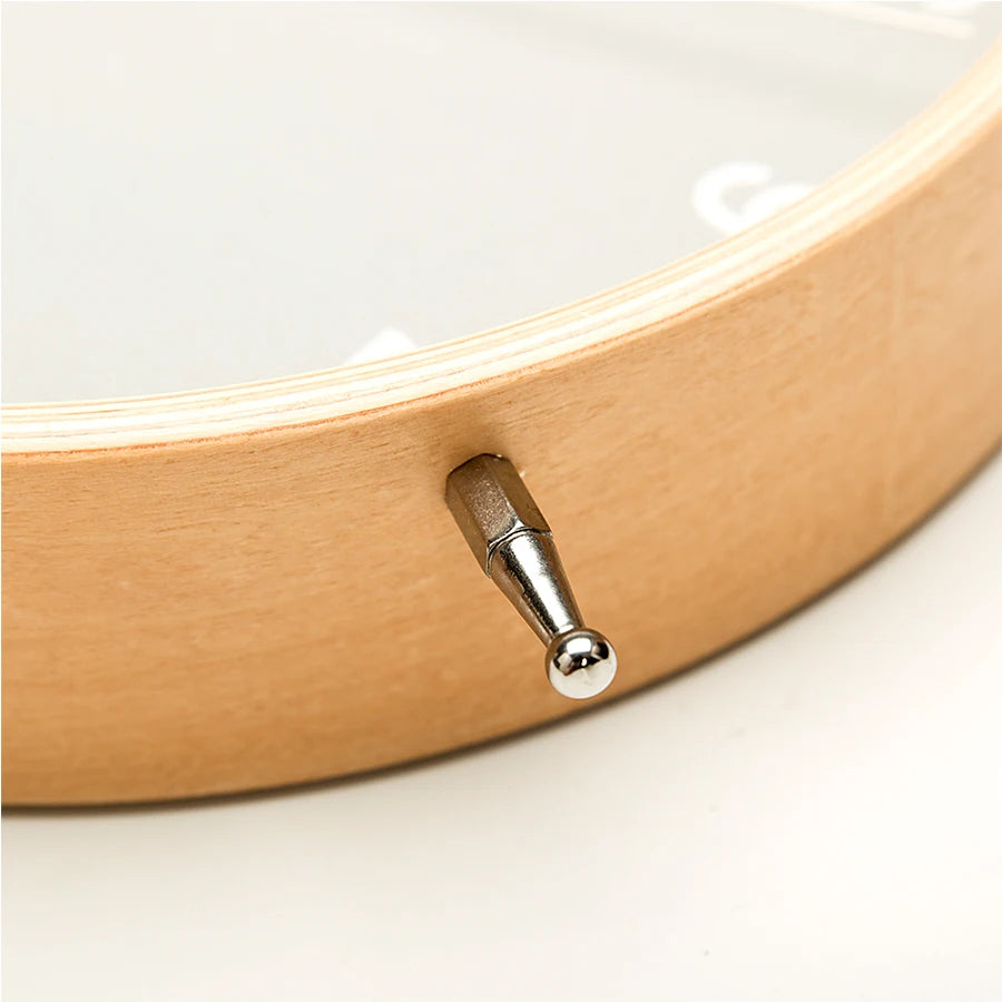 8-Inch Wooden Table & Wall Clock