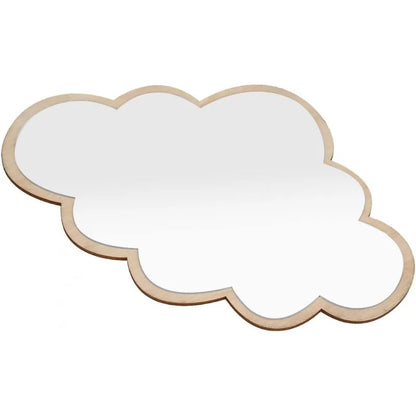 Cloud Wooden Kids Wall Mirror