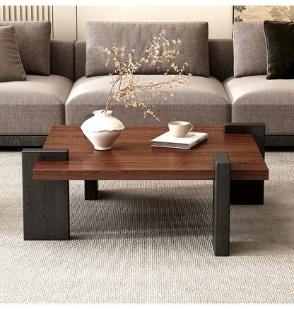 Nordic Rectangular Wood Coffee Table
