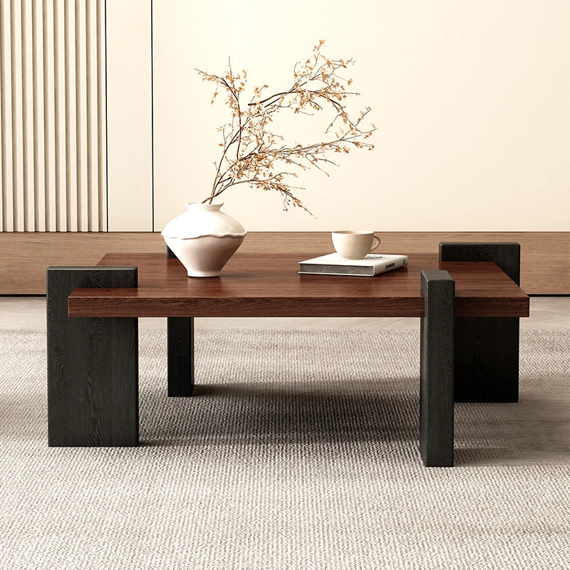 Nordic Rectangular Wood Coffee Table