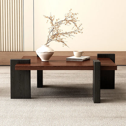 Nordic Rectangular Wood Coffee Table