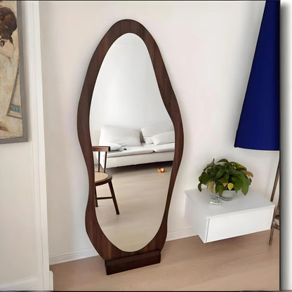 Irregular Full Length Floor Mirror