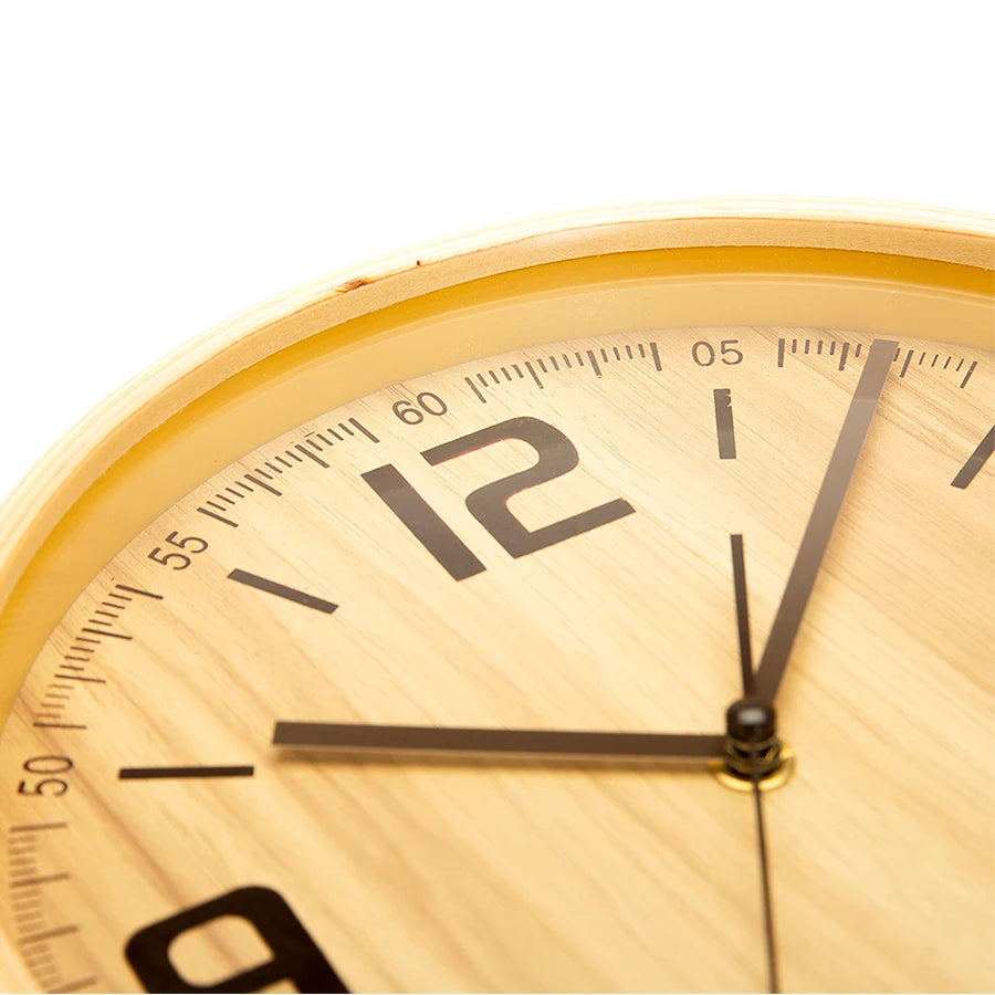 8-Inch Wooden Table & Wall Clock
