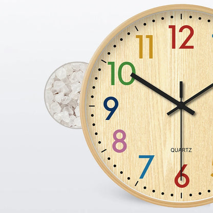 Retro Wooden Silent Wall Clock