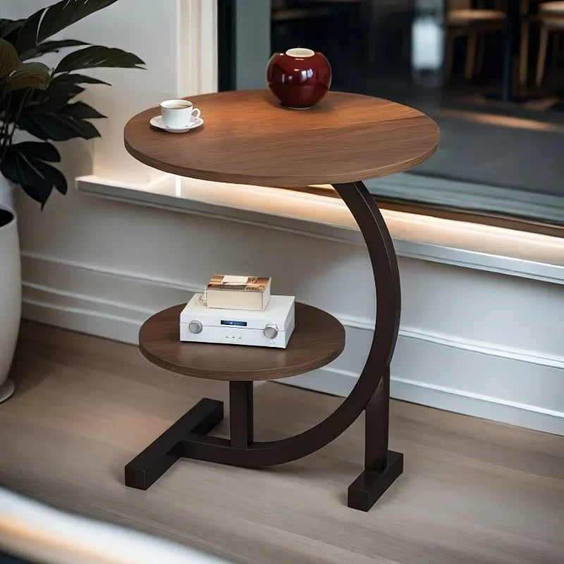 Expandable Double Layer Coffee Table