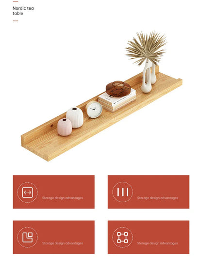 Minimalist Wood Display Shelf