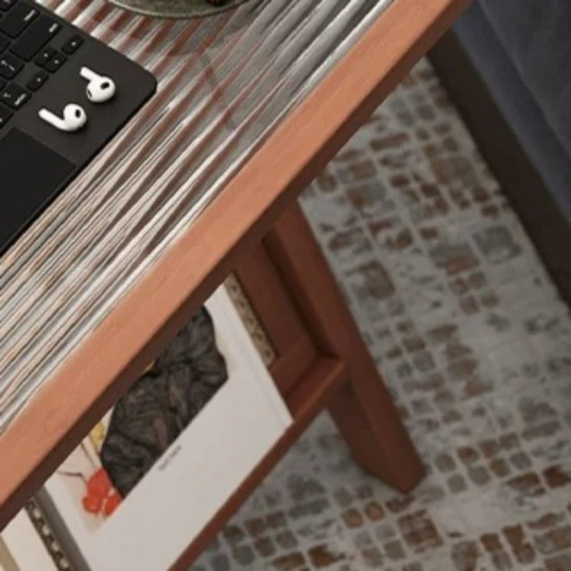 Classic Wood Glass Coffee Table