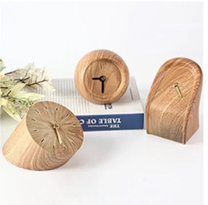 Modern Solid Wood Table Clock