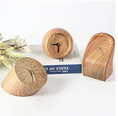 Modern Solid Wood Table Clock