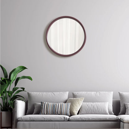 Irregular Wooden Wall Vanity Mirror