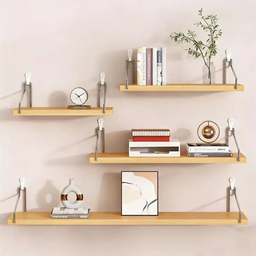 Wooden Wall Mounted Storage Shelf
