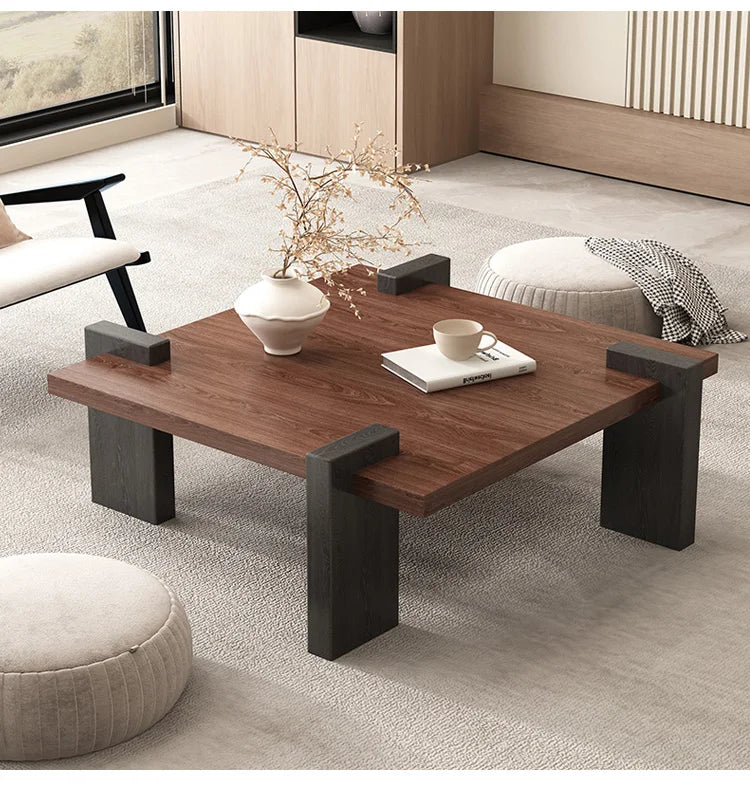 Nordic Rectangular Wood Coffee Table