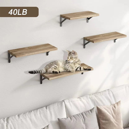 Wooden Floating Wall Shelf
