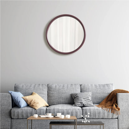 Irregular Wooden Wall Vanity Mirror