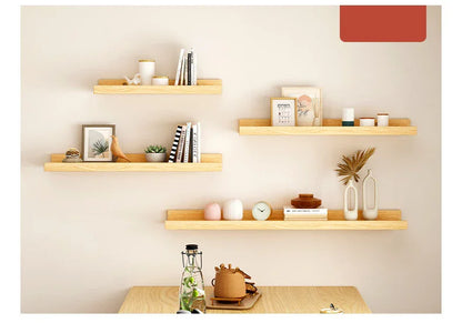 Minimalist Wood Display Shelf