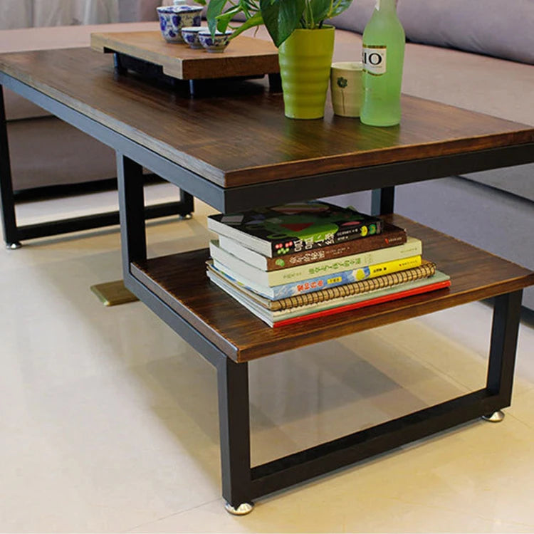 Industrial Iron Side Table