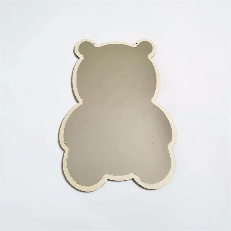 Cute Wooden Animal Wall Mirror