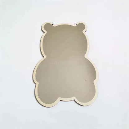 Cute Wooden Animal Wall Mirror