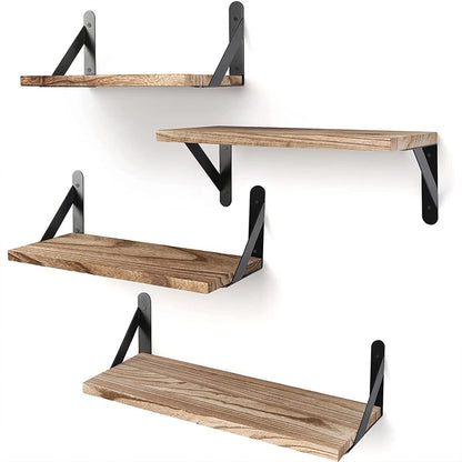 Wooden Floating Wall Shelf
