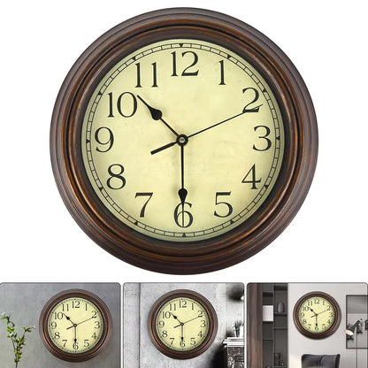 Vintage Large Silent Wall Clock