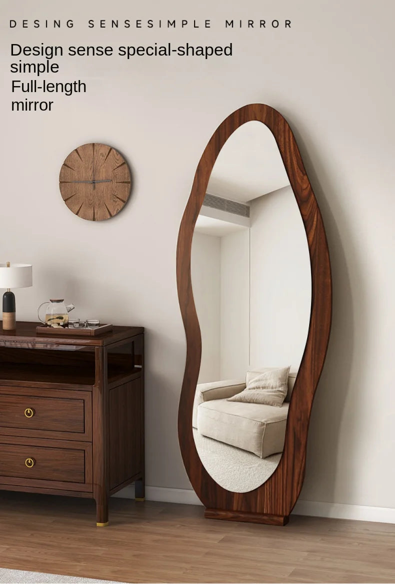Irregular Full Length Floor Mirror
