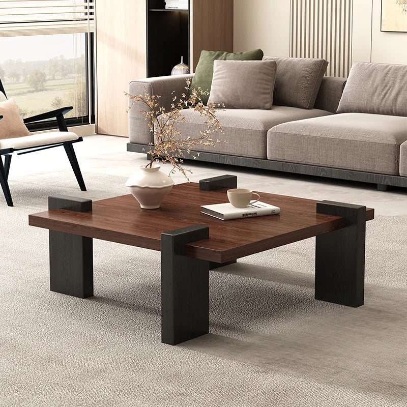 Nordic Rectangular Wood Coffee Table