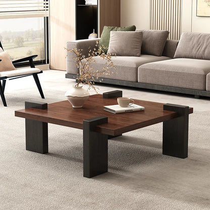 Nordic Rectangular Wood Coffee Table