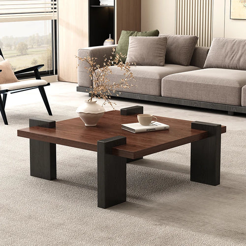 Nordic Rectangular Wood Coffee Table