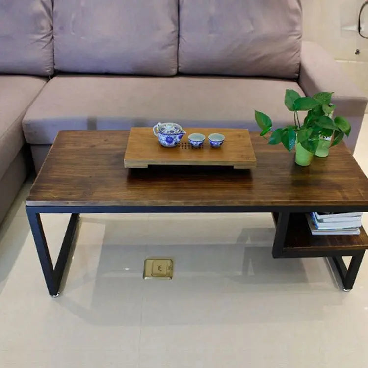 Industrial Iron Side Table