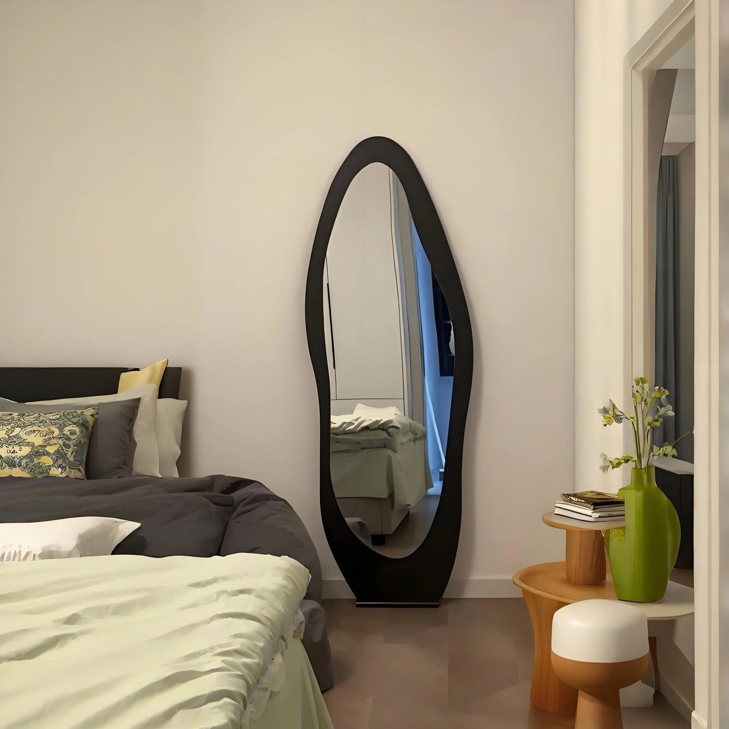 Irregular Full Length Floor Mirror