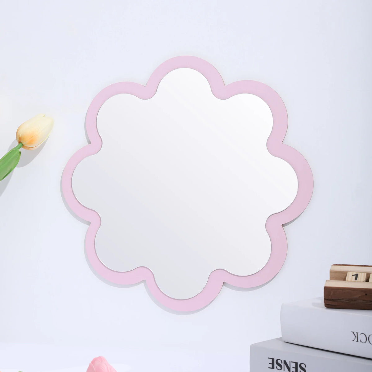 Wooden Acrylic Wall Mirror