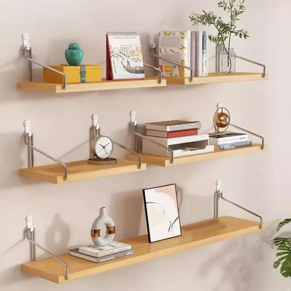 Wooden Wall Mounted Storage Shelf