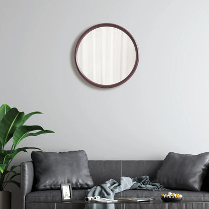 Irregular Wooden Wall Vanity Mirror